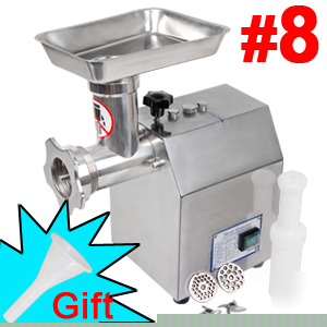 Commercial #8 electric meat grinder sausage stuffer ce