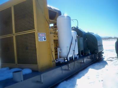 Gardner denver pz-9 triplex mud pump with cat D398 nice