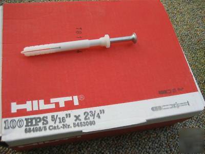 Hilti hps concrete anchors box of 100 5/16