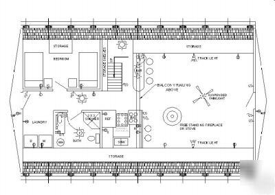 House plans, blueprints a-frame vacation home