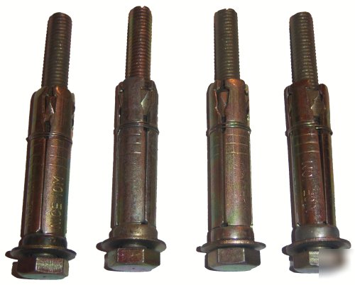M10 x 100MM jumbo expansion anchor fastener bolts 4 pcs
