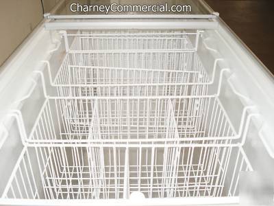 New ice cream 16.7 cu.ft. chest freezer sliding glass