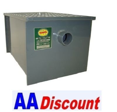 New john boos grease trap intercepter 50 lb capacity 