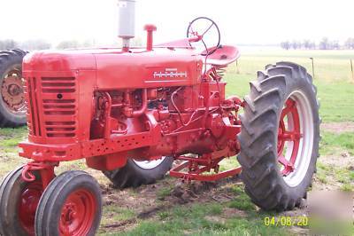 1956 farmall 400 tractor runs good fast hitch ks 450 