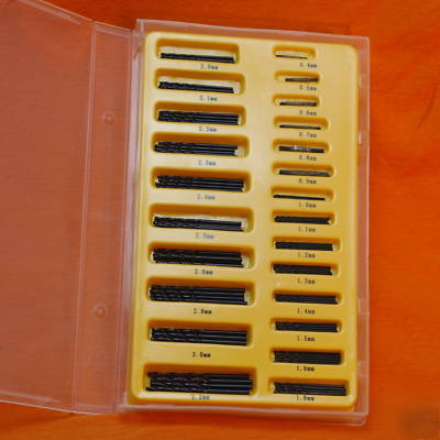 Micro / miniature twist drill set 150PC 0.4MM TO3.2MM