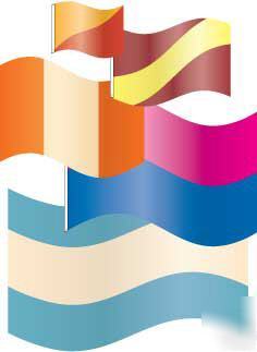 New 3X5FT solid & stripe attention flags/banner/signs