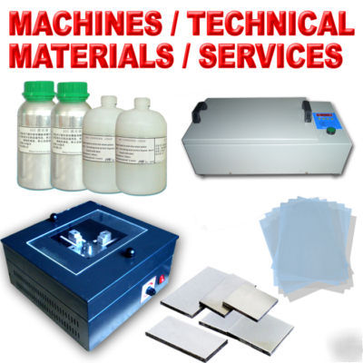 Pad printing steel plate die/cliche making burner kit