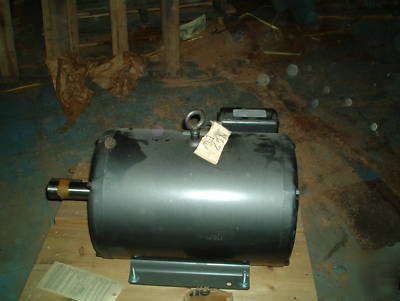 Unused surplus baldor 30 hp a c electric motor 3 phase