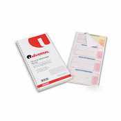 Wirebound phone call message book, 4 forms/pg, 200