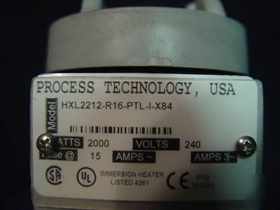 2000W process technology fluoropolymer immersion heater