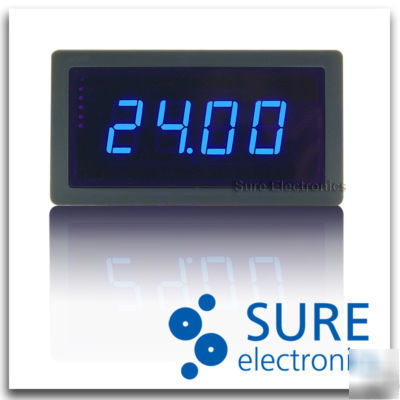 Blue led volt meter dc 8V-30V doesnÂ´t require a power