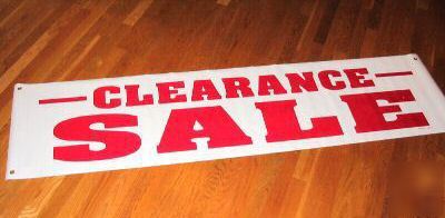 Clearance sale banner~large 18