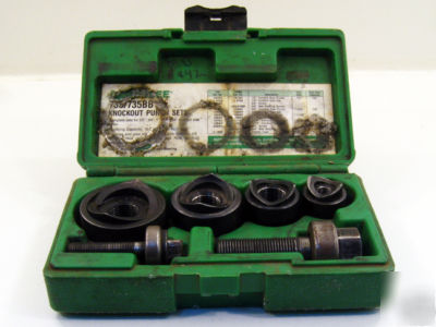 Greenlee slugbuster 735BB knockout punch set 1/2