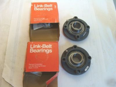 Link-belt FC3-U224N set of (2) flanged ball bearings