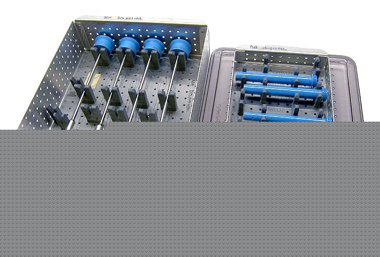 Lot 12 auto suture dialator cannula tray autoclavable