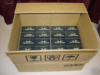 New (100) lot case of verbatim optical 640MB disk ow mo 