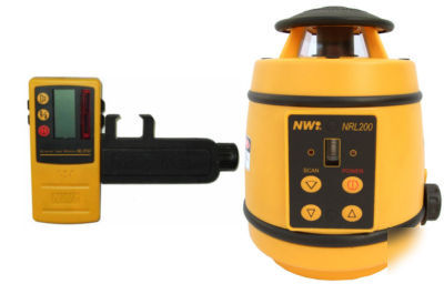 New northwest NRL200 self-level rotary laser & detector 