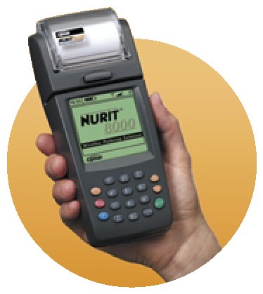 Nurit 8000 8020 wireless credit card terminal gprs free