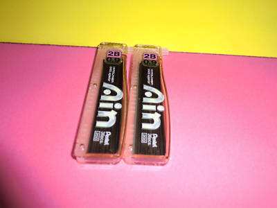 Pentel ain 2B pencil leads 0.9MMX60MM x 36 pc x 2 tubes