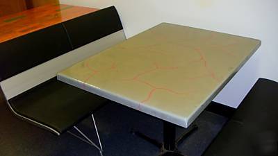 Davis furniture aero bench ae-8012 waiting room benches