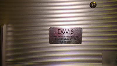 Davis furniture aero bench ae-8012 waiting room benches