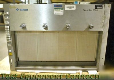 Gould 2800 (8) channel ink strip chart recorder