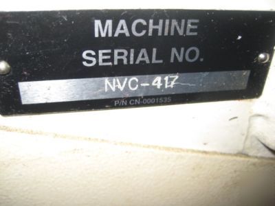 Hardinge vmc-1000-ii cnc machining center rigid tapping