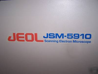 Jeol JSM5910 scanning electron microscope