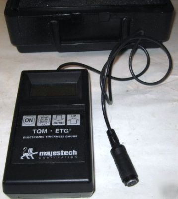 Majestech tqm-etg electronic thickness gauge guage gage