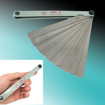 Metric gap thickness feeler gage gauge 0.02 to 1.00MM