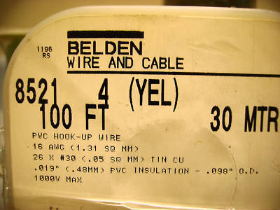 New belden 8521 16 awg pvc hookup wire 500FT primary
