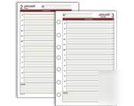 New day runner #061-125 express daily planner refills 