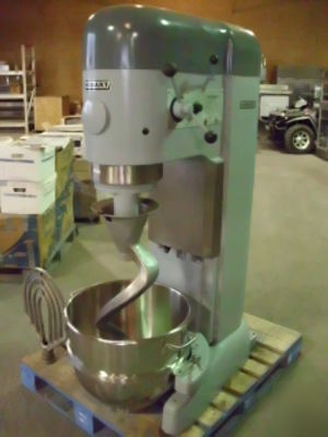 New hobart 80 quart dough mixer paddle, hook, bowl