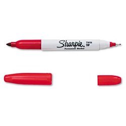 New sharpie® twin tip permanent marker, fine 1.0M...