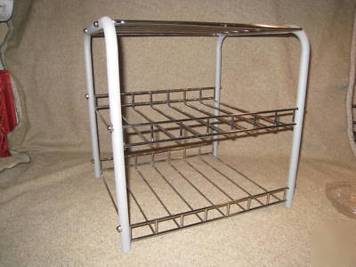Office computer printer cart shelf portable shelving