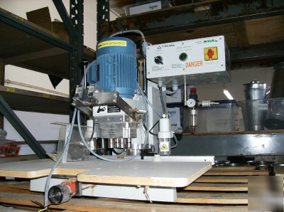 Omal hinge insertion machine boring