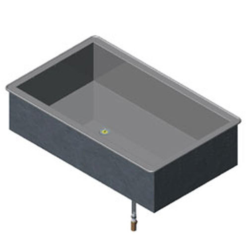Vollrath 36453 cold food table, 5 pan, non-refrigerated