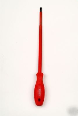 Worldwide electricians 8 in flat point screwdriver 1078