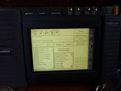 Ttc acterna testpad 2000 t-berd 2207 DS1 & DS3 tester