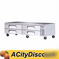 22.3 cu.ft, chef base refrigerator w/ 4 durable drawers