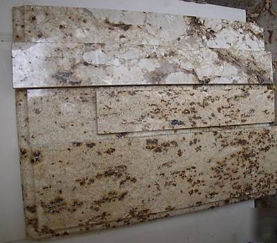 4 pieces of granite some w/ routered edges