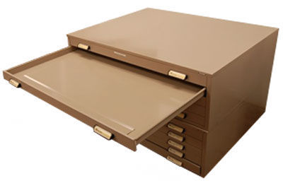 5 drawer flat file sections ( 53 3/4