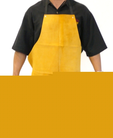 Extra-tough split cowhide machinist's - welding apron