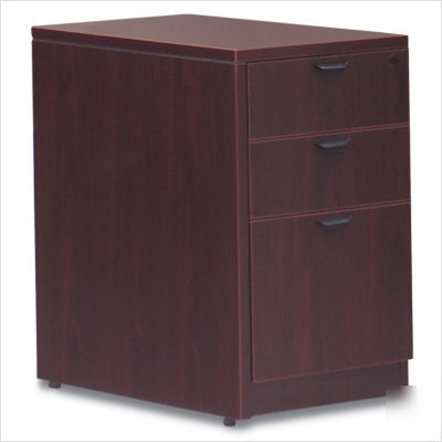 Laminate pedestal pedestal: 2 files, american mahogany