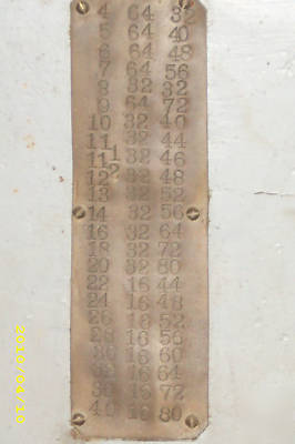 South bend metal lathe 51/2 ft long- 4 ft bed w/tooling