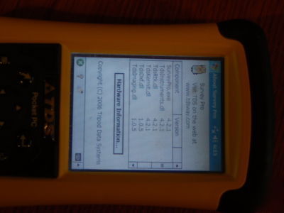 Tds recon with tds survey pro and trimble LM80