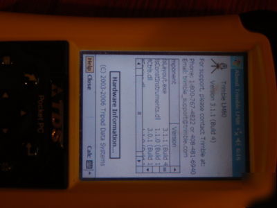 Tds recon with tds survey pro and trimble LM80