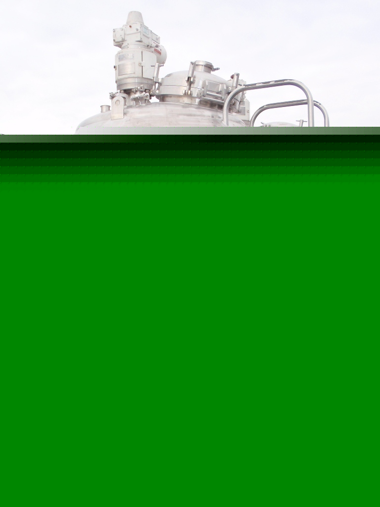 1250 liter cherry burrel reactor, 316 s/s, 50/100#
