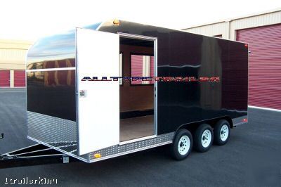 18' enclosed event vendor catering concession trailer