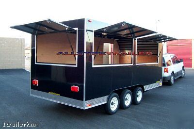 18' enclosed event vendor catering concession trailer